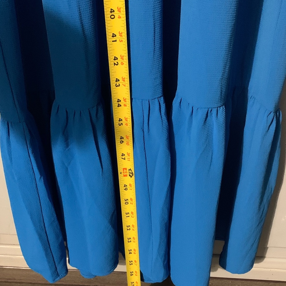 London Times Royal Blue Maxi Dress - Picture 7 of 8